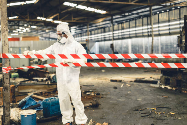 Professional Trauma Scene Cleanup technician working in Edgerton, OH